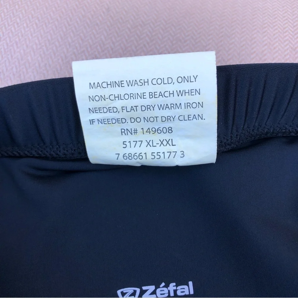 Zefal Black Bicycle Shorts With Leg Grip‎ and Pads W- XLK